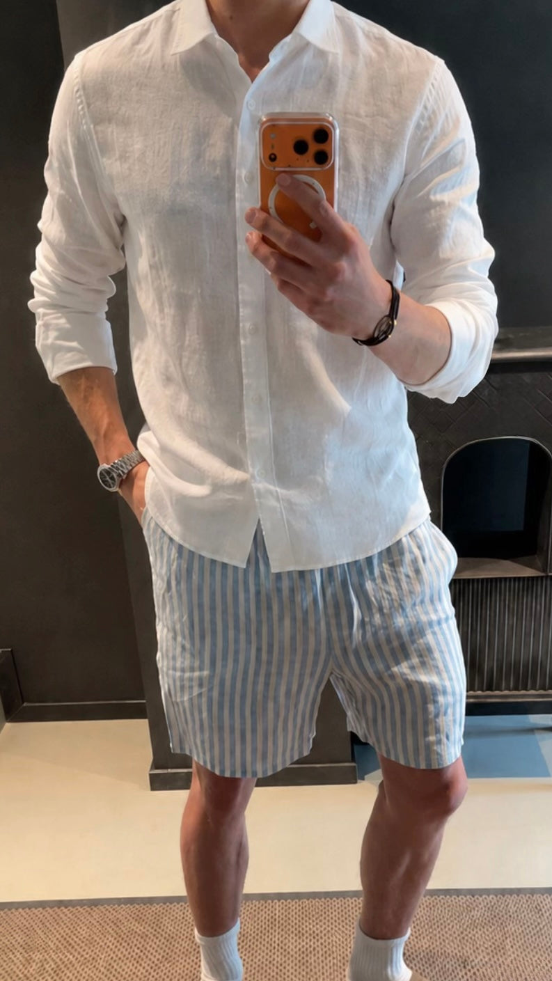 Yacht Club Linen Shorts
